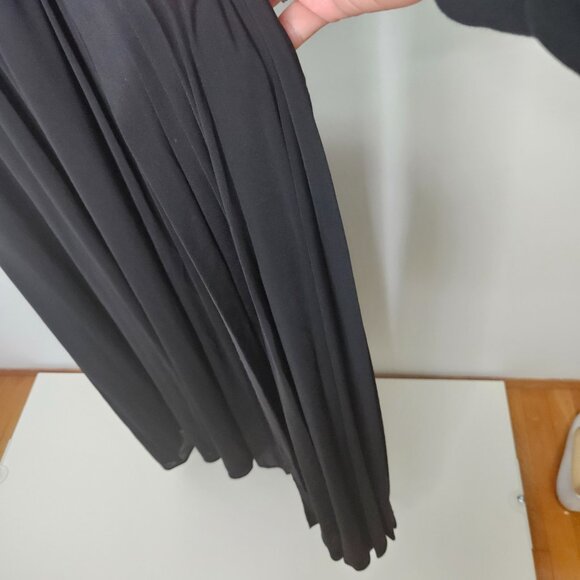 SHERRI HILL  Gown Maxi Dress Sz 2 Black Designer Wedding Guest Prom Black Tie - Picture 13 of 16